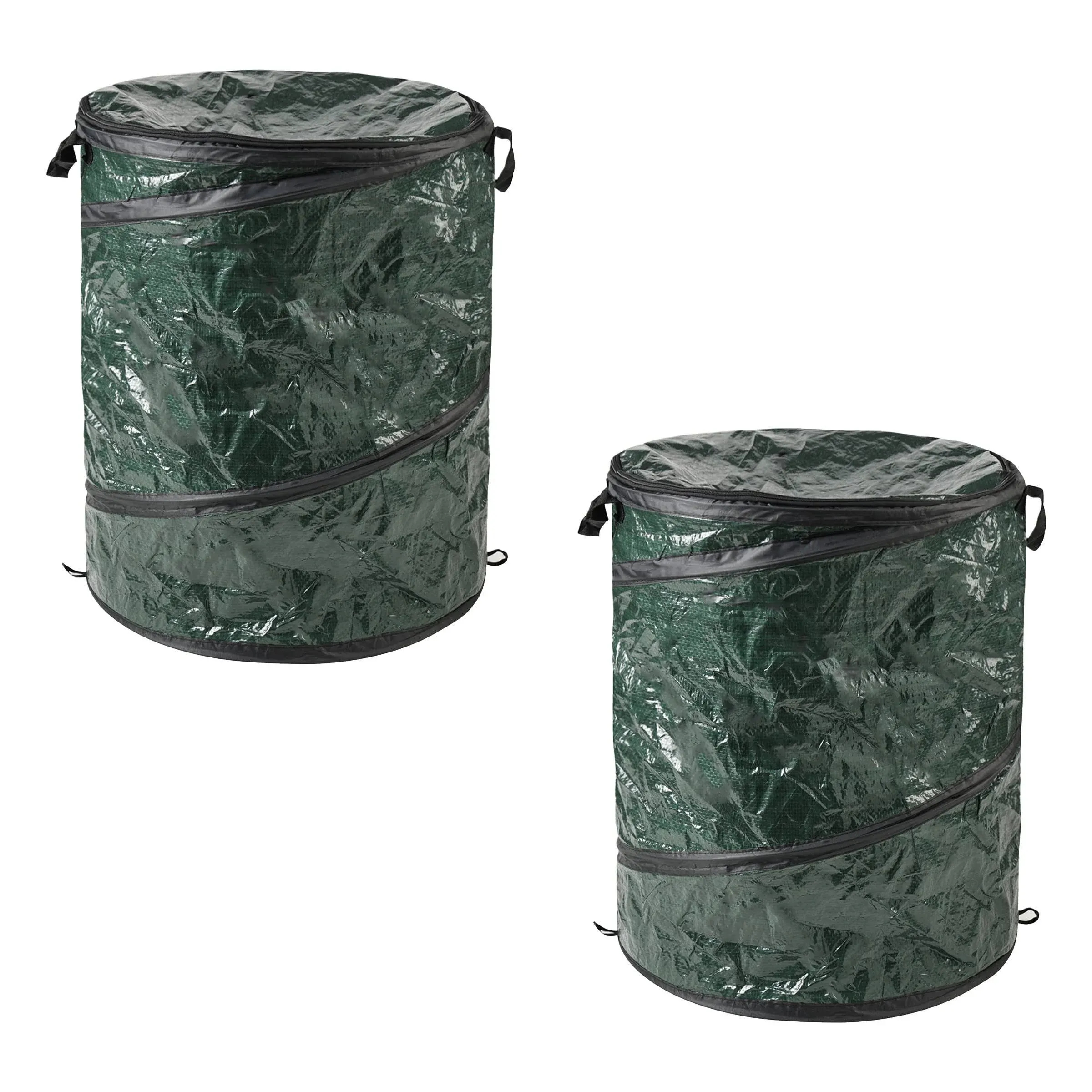 Set of Two 29.5-Gallon Pop Up Trash Cans