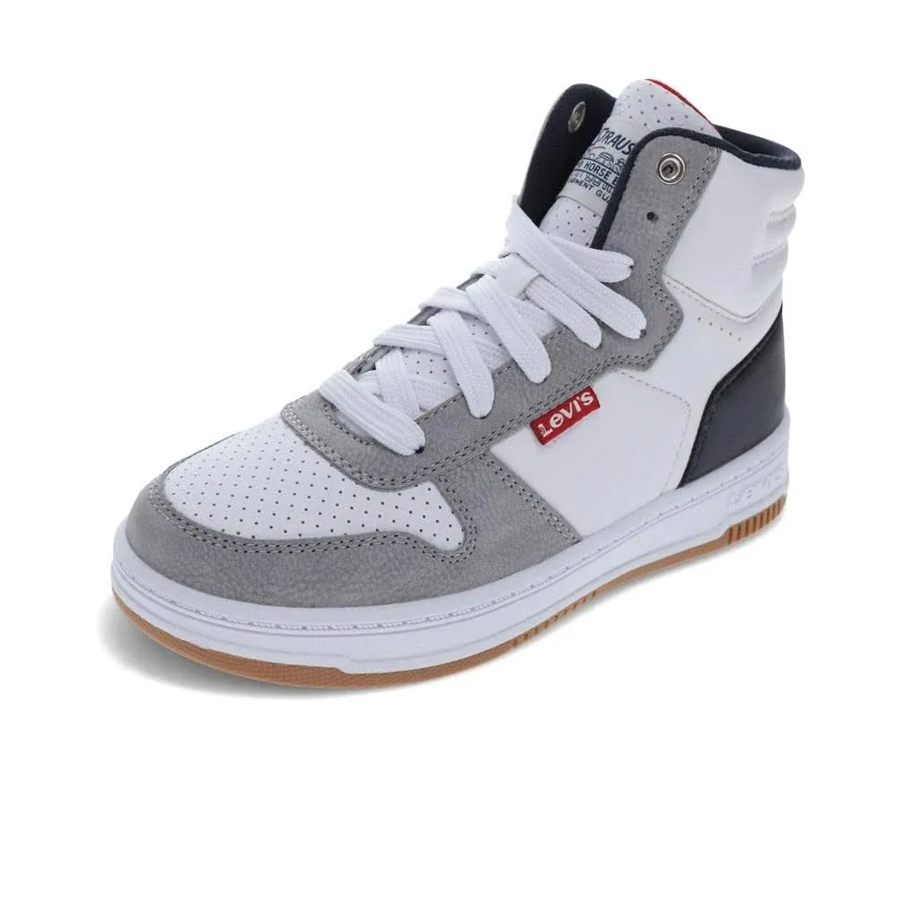 Levi's Kids Drive Hi Synthetic Leather Casual Hightop Sneaker Shoe