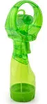 O2cool Deluxe Handheld Battery Powered Water Misting Fan (Green)