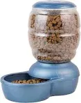 Petmate Replendish Pet Feeder With Microban | PEARL PEACOCK BLUE / SMALL | Petmate