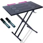 Expandable DJ Table Stand Portable Audio Mixer Laptop Controller Midi Keyboard