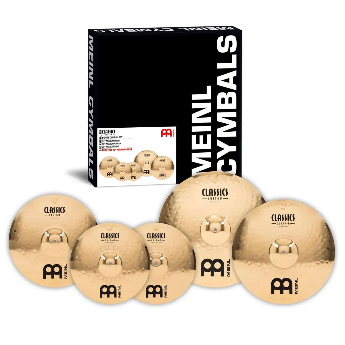 MEINL Classics Custom Medium Cymbal Set LN