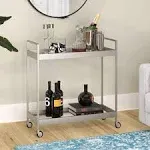 Cooper Satin Nickel Bar Cart