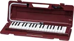 YAMAHA P-37D Pianica 37 keys, 3 Octaves, from f to f3, weight: 790g, incl. mouthpiece, extension pipe set and carrying case, dark red, 52.0 cm*6.0 cm*18.0 cm