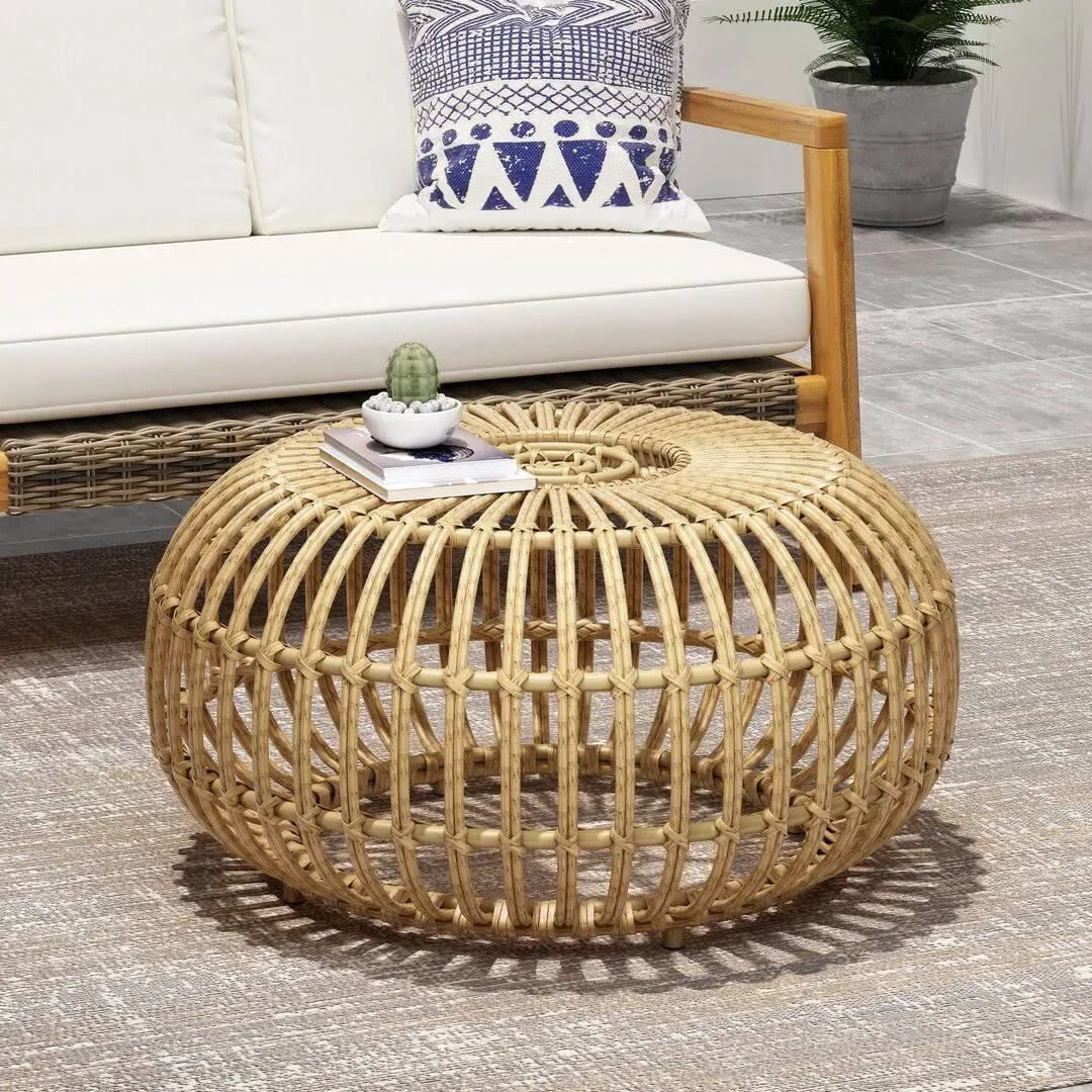 Mcchristian Outdoor Rattan Coffee Table Bay Isle Home