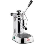 La Pavoni Professional Lusso Lever Machine - Stainless Steel & Black