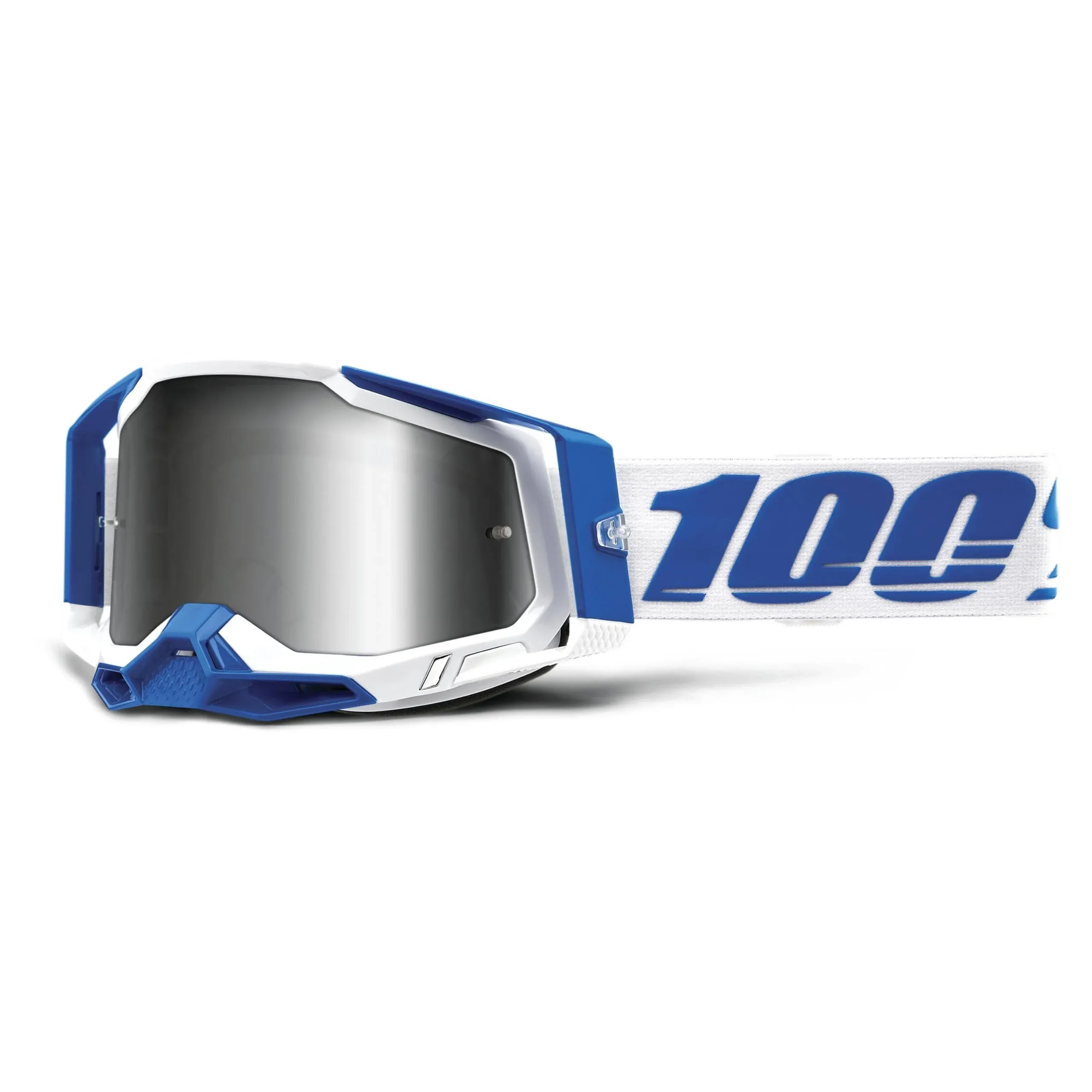 100 Percent Racecraft 2 Isola Flash Goggles Silver