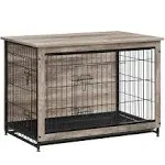 Feandrea Dog Crate Furniture Side End Table Modern Kennel for Dogs I