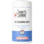 Skout's Honor Pet Grooming Wipes, 80-Count