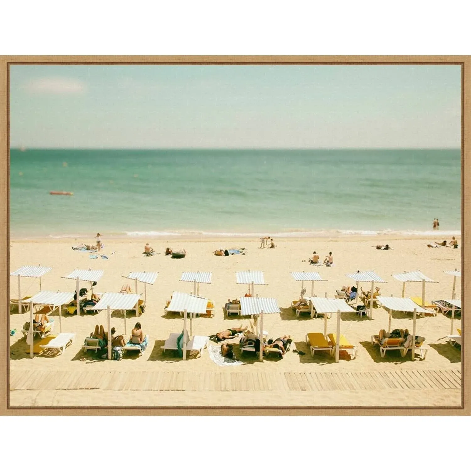 Seaside 3 (Beach) by Carina Okula Framed Canvas Art - Bed Bath & Beyond - 32924348