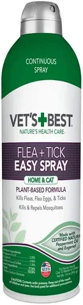 Vet's Best Flea & Tick Easy Spray for Home & Cat