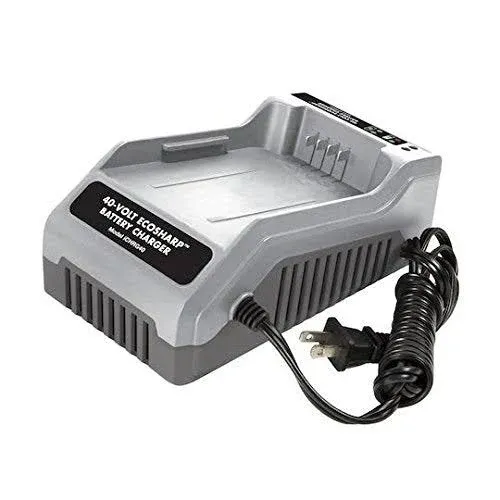 Restored Snow Joe + Sun Joe iCHRG40 EcoSharp Lithium-Ion Battery Charger, 40 Volt, Gray (Refurbished)