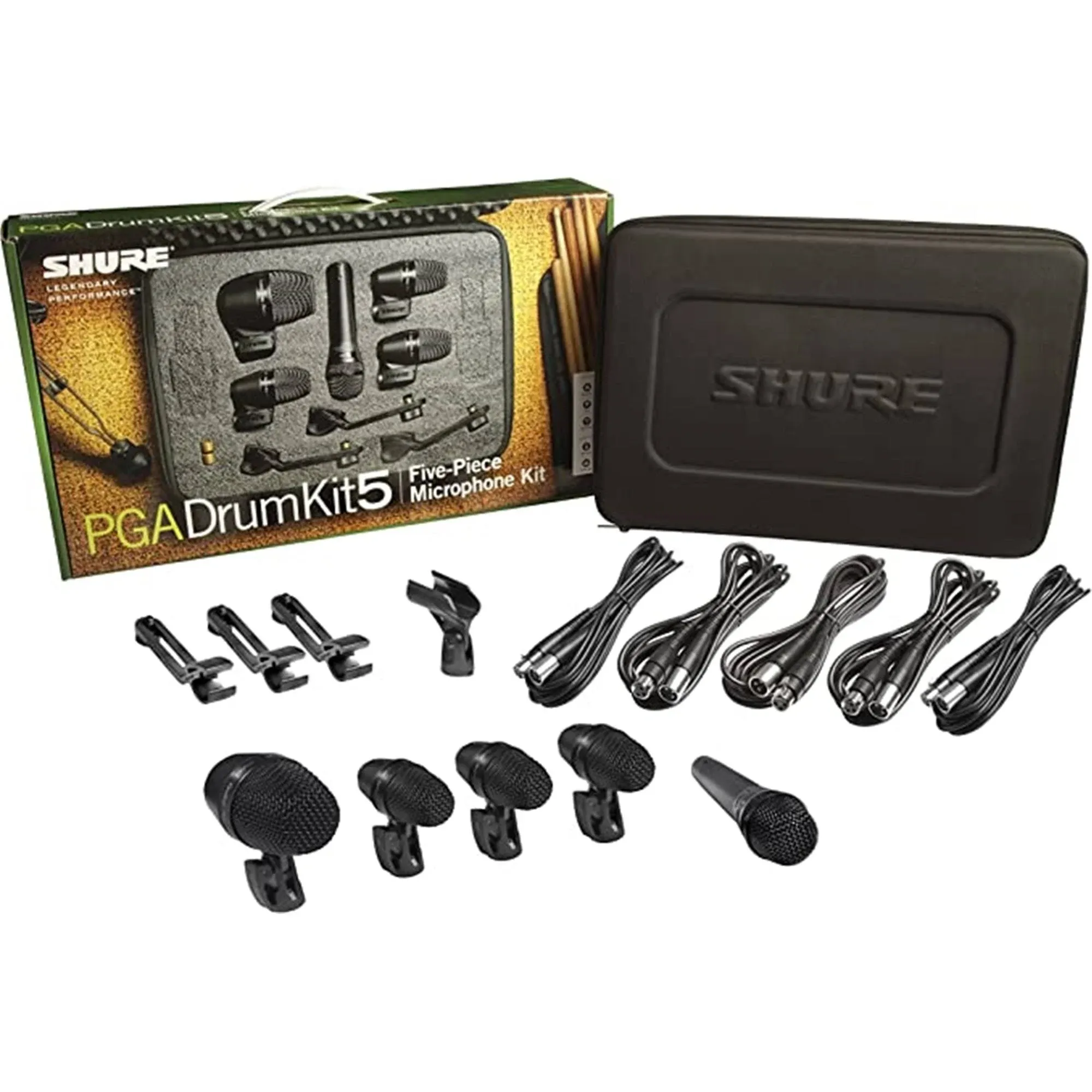 Shure PGADRUMKIT5 5-Piece Drum Microphone Kit