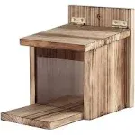 Freezing Point Wooden Squirrel Feeder Picnic Table Food Feeder