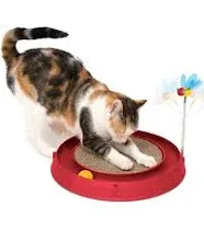 Catit Play Circuit Ball Toy with Scratch Pad