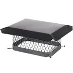 Shelter SC913 Chimney Cap Black Steel 9 x 13-in