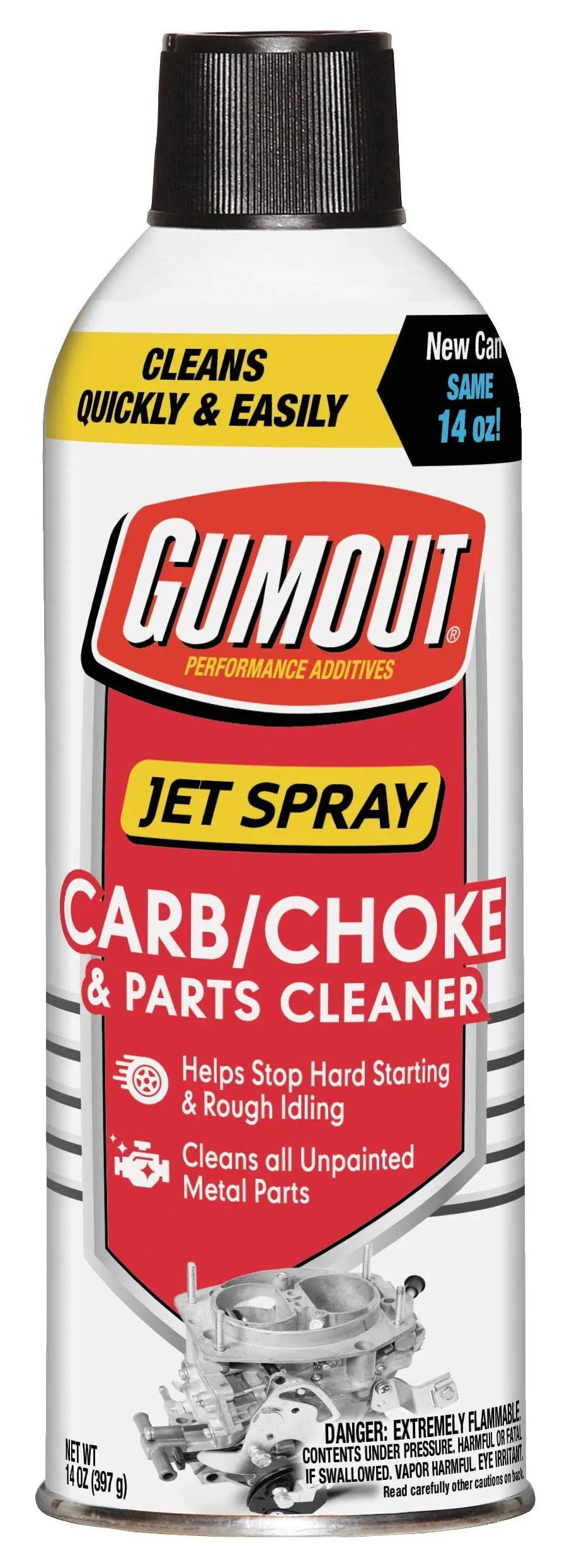 Gumout Carb/Choke & Parts Cleaner, Jet Spray - 14 oz