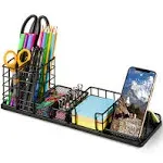 Desk Organizers and Accessories, Office Supplies Desk Organizer with Pen Holder,