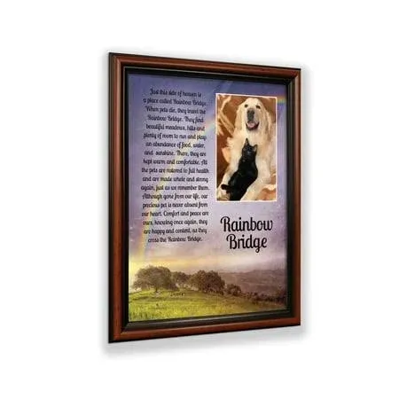 Rainbow Bridge Pet Memorial Gifts - Dog Memorial Gifts, Loss of Dog Gifts, Cat ...