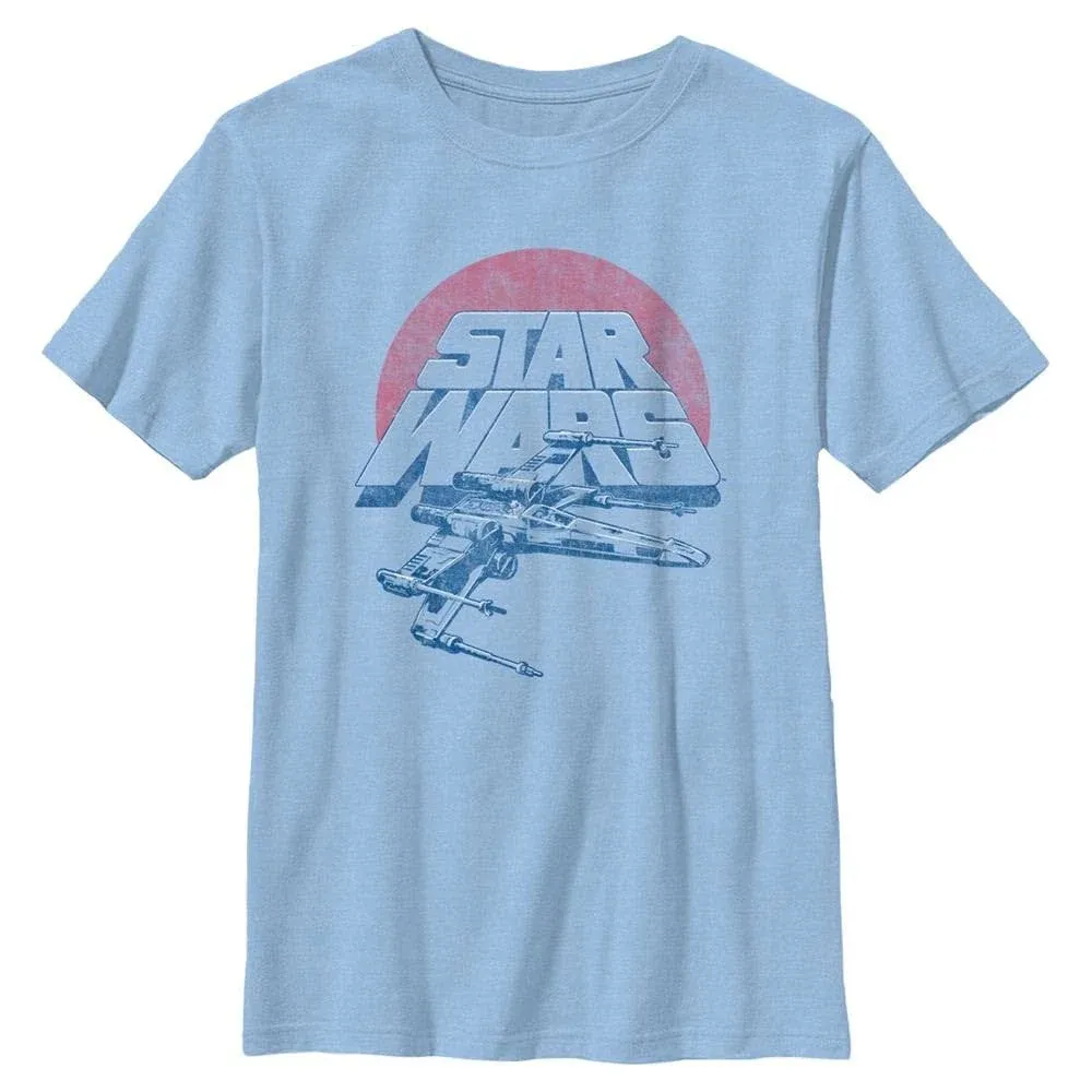 Star Wars Boys' Vintage Inspired X-Wing Fighter T-Shirt