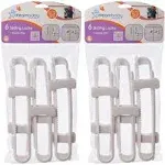 Dreambaby Cabinet Sliding Locks 6 Per Pack 2 Packs (DB-L715-2)