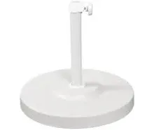 California Umbrella CFMT172-WHITE 75lb. White Umbrella Base with Wheels