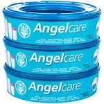 Angelcare - Nappy bin Refill Cassettes - Compatible with Angelcare Nappy Disposal System - Pack of 3