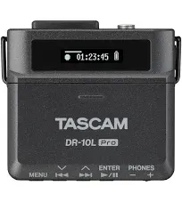 Tascam DR-10L Pro 32-Bit Digital Audio Recorder With Lavalier Microphone