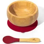 Avanchy Bamboo Baby Suction Bowl + Spoon