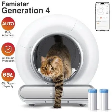 BCHARYA Cleanpethome Self Cleaning Cat Litter Box