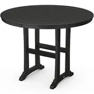 POLYWOOD Nautical Trestle 48" Round Table