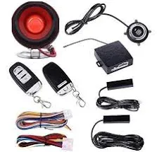 EASYGUARD PKE keyless entry push start/stop button remote engine start car alarm system