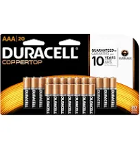 Duracell Power Boost Coppertop Alkaline AAA Batteries, 10/Pack