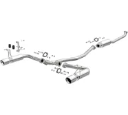 MagnaFlow 2016-2020 Honda Civic Cat-Back Performance Exhaust System