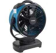 XPOWER Misting Fan FM-88W w/Water Pump, Mounts on 24 Gal Wheeled Reservoir, Cooling, Oscillating, High Velocity, 3-Speed, Industrial, 9 In