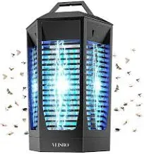 VLISBO Bug Zapper Indoor Outdoor Mosquito Zapper Fly Zapper Traps Mosquito Killer, 18W 4200V Grid, 90-130V, ABS Plastic Outer Pest Control Machine