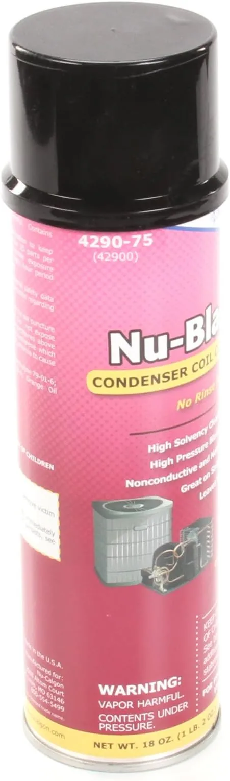 Nu Calgon 4290-75 18-ounce Nu-Blast Condenser Coil Cleaner