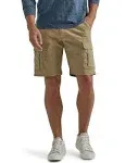 Wrangler Authentics Men's Classic Cargo Stretch Short, Grain Twill, 36