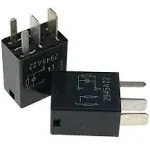 2Pcs 4 PIN Multi-Function Purpose Relay 8T2T-14B192-AA Black High Power Relay for Ford