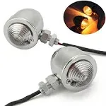 INNOGLOW Motorcycle Turn Signal Lights 2pcs Bullet Front Rear Turn Signals 