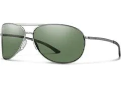 Smith Optics Serpico 2 Polarized Gunmetal  Aviator Sunglasses - 200284KJ165M9