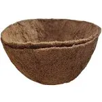 Bert's Garden 12" Round, Replacement, Natural Coco Coconut Fiber Planter, Liner for Hanging Basket, Garden Flower Pot 2Pack