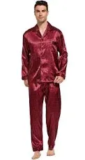 Tony & Candice Men's Classic Satin Pajama Set