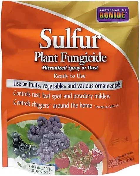 Bonide Sulfur Plant Fungicide Dust