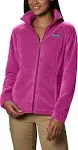 Columbia Women's Benton Springs Full Zip Fleece Jacket - Fuchsia