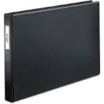 Cardinal Premier Easy Open 11 x 17 Locking Slant-D Ring Binder, 1" Cap, Black