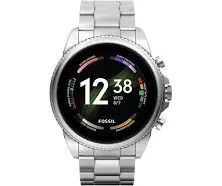 Fossil Gen 6 44mm Touchscreen Smart Watch for Men with Alexa Built-In, Fitness T