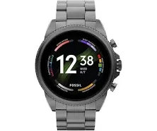 Fossil Men's Gen 6 44mm Stainless Steel Touchscreen Smartwatch