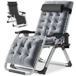 SLSY Zero Gravity Folding Chair Recline Chaise Folding Lounge Chair for Adult