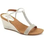 Style & Co. Womens Mulan T-strap Wedge Sandals